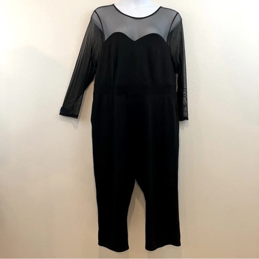 Torrid | Evening Out Black Romper - Picture 1 of 11